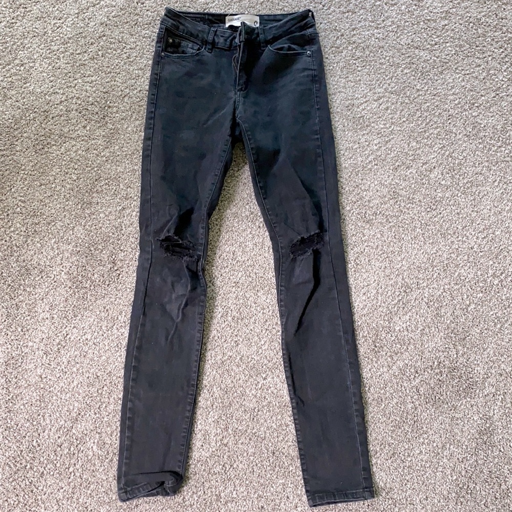 Black skinny jeans